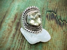 Gorgeous, Outstanding Unique Citrine Ring Looking 4 Love 925 Sterling Silver