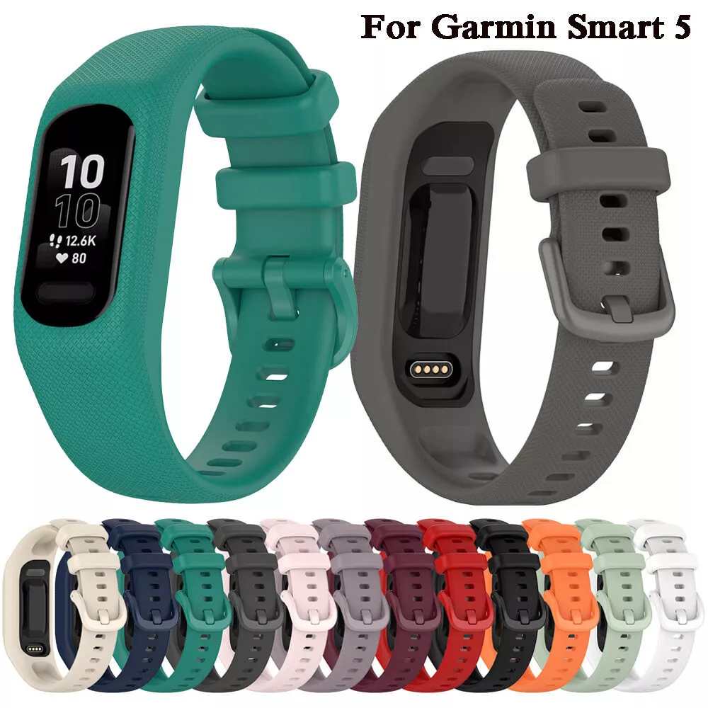 For Garmin Vivosmart 5 Silicone Sport Band Integrated Straps Wristband  Bracelet For Garmin Vivosmart 5 Replacement