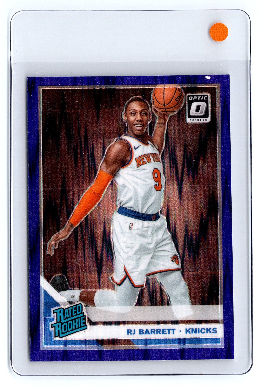 2019-20 Optic Rated Rookie Purple Shock SP #178 RJ Barrett NEW YORK KNICKS