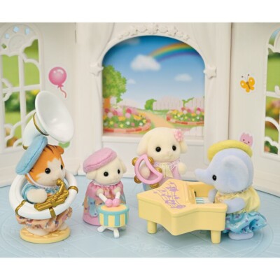 Sylvanian Families Nursery Set Princess & Glass Slipper + DoReMi