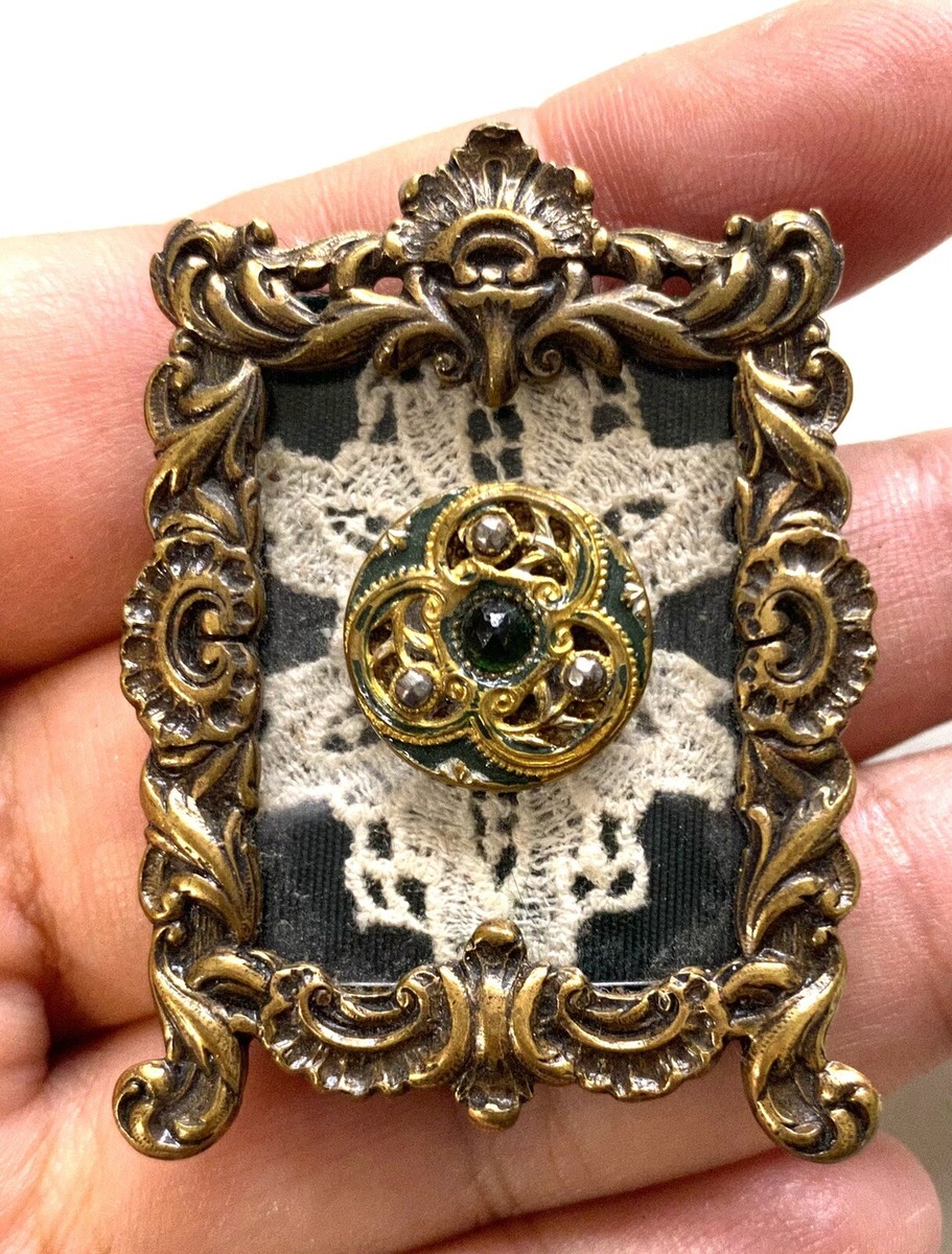 4.98 Antique brooch frame, gold tone | eBay