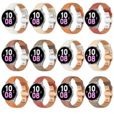 Genuine Leather Strap Wrist Band For Samsung Galaxy Watch 3 45/46mm Gear S3 22mm