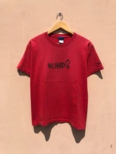 Vintage 90s Blind Skateboards Red T-shirt Sz M | Hook-ups Powell Peralta