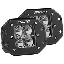 Rigid Industries 212113 D-series Pro Flood Flush Mount Black Light - Pair Rigid Industries 212113 D-series Pro Flood Flush Mount Black Light - Pair