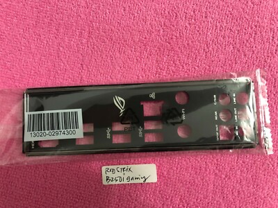 ASUS IO SHIELD FOR ASUS ROG STRIX B250I GAMING , B250I GAMING  ,ORIGINAL, NEW