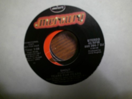 PROMO 7" MERCURY 45 RECORD/TEARS FOR FEARS/SHOUT/NR MINT VINYL 1984 - Picture 2 of 2
