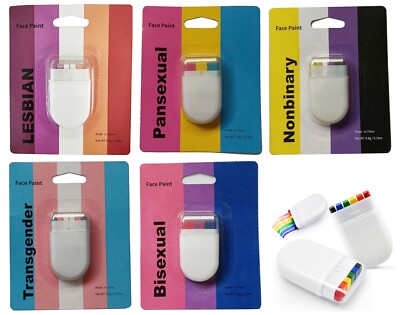 Pride Make-Up Brush Festival Party Body Face Paint Flag LGBTQ+ Event Gay FX