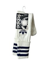 vintage adidas copa II child athletic tube socks size 7-8.5 deadstock NWT 90s