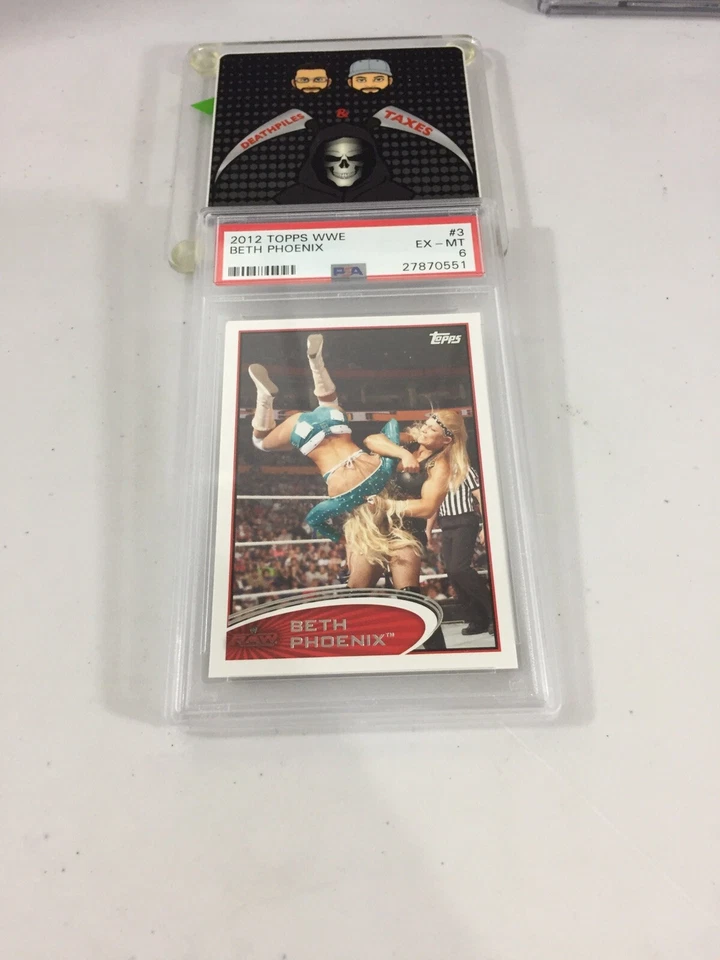 Beth Phoenix 2012 Topps Wwe #3 Psa 6 Pop 1 - Image 2 of 4