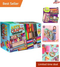 Ultimate Craft Supply Set - 3 Drawers of 1600 Creative Kits for All Ages