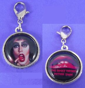 ROCKY HORROR PICTURE SHOW CLIP ON CHARM dr frank n furter goth emo kitsch bag 