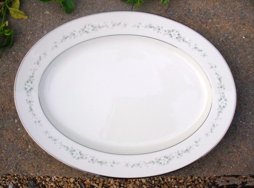 Noritake Heather 7548 Excellent Condition 3-Pc Platter Serving Bowl Gravy Dish - Picture 2 of 12