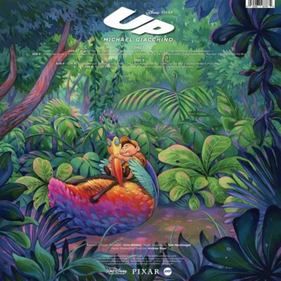 UP Soundtrack 2xLP Record on Splatter Vinyl by Michael