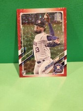 2021 Topps Red 61/199 Cristian Javier #183 Rookie RC