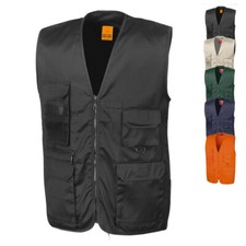 Result Herren Weste SAFARI VEST Bodywarmer Anglerweste S M L XL XXL Neu RT45