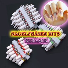 Nagelfräser Bits Keramik Fräseraufsatz Schleifkopf Aufsatz Quarz Keramischer Bit