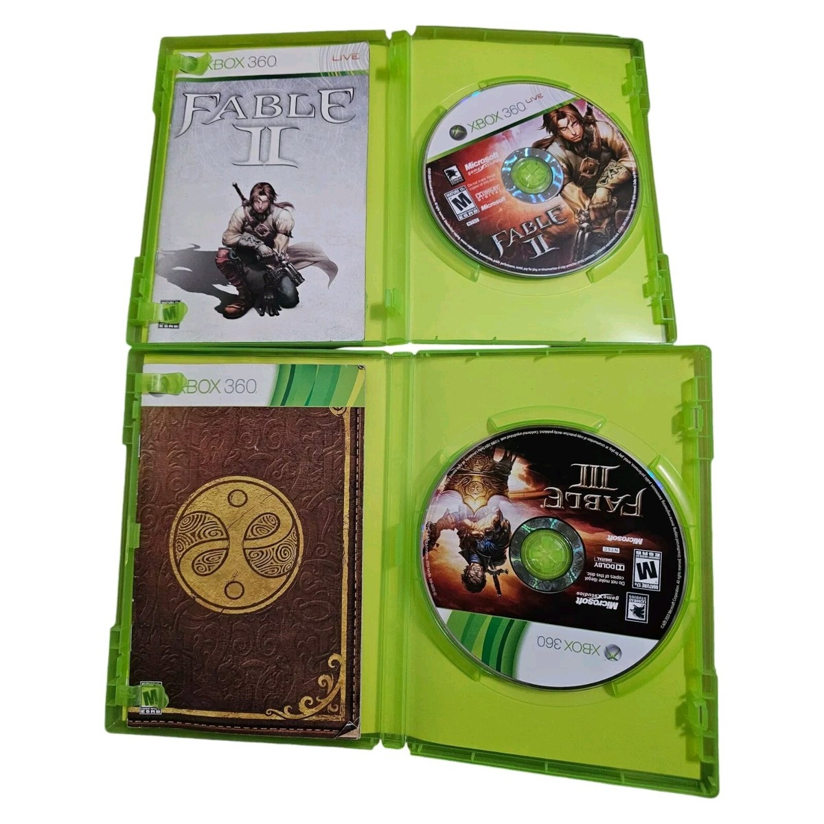 Fable II & III Limited Collector's Edition (XBOX 360) Missing