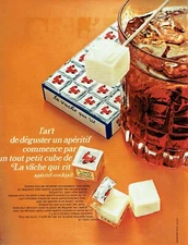  advertising 0422 1969 la Vache qui rit small cubes cheese aperit