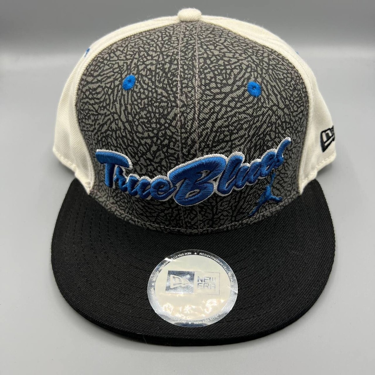 Air Jordan x New Era True Blues Hat Men Cement Elephant Jumpman