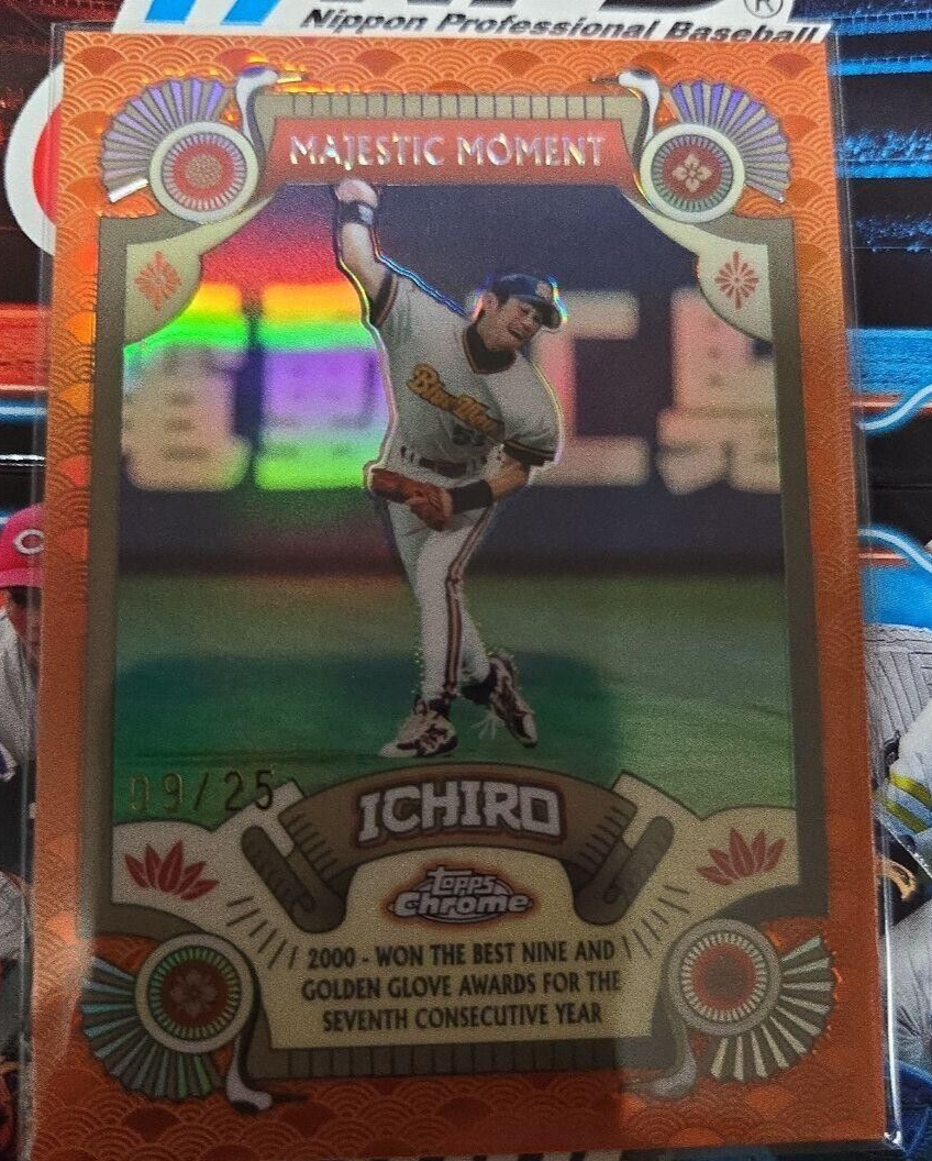 2024 Ichiro Suzuki /25 TOPPS NPB CHROME MAJESTIC MOMENTS #IMM-10 