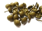 1000 OLD GOLD SPECK UPHOLSTERY NAILS - FURNITURE STUDS FABRIC TACKS PINS