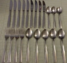 Lot Of 21 Ekco Eterna Concord Bridge Stainless Flatware Mixed Pieces Lot