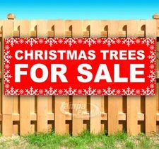 CHRISTMAS TREES FOR SALE Advertising Vinyl Banner Flag Sign Many Sizes HOLIDAYS