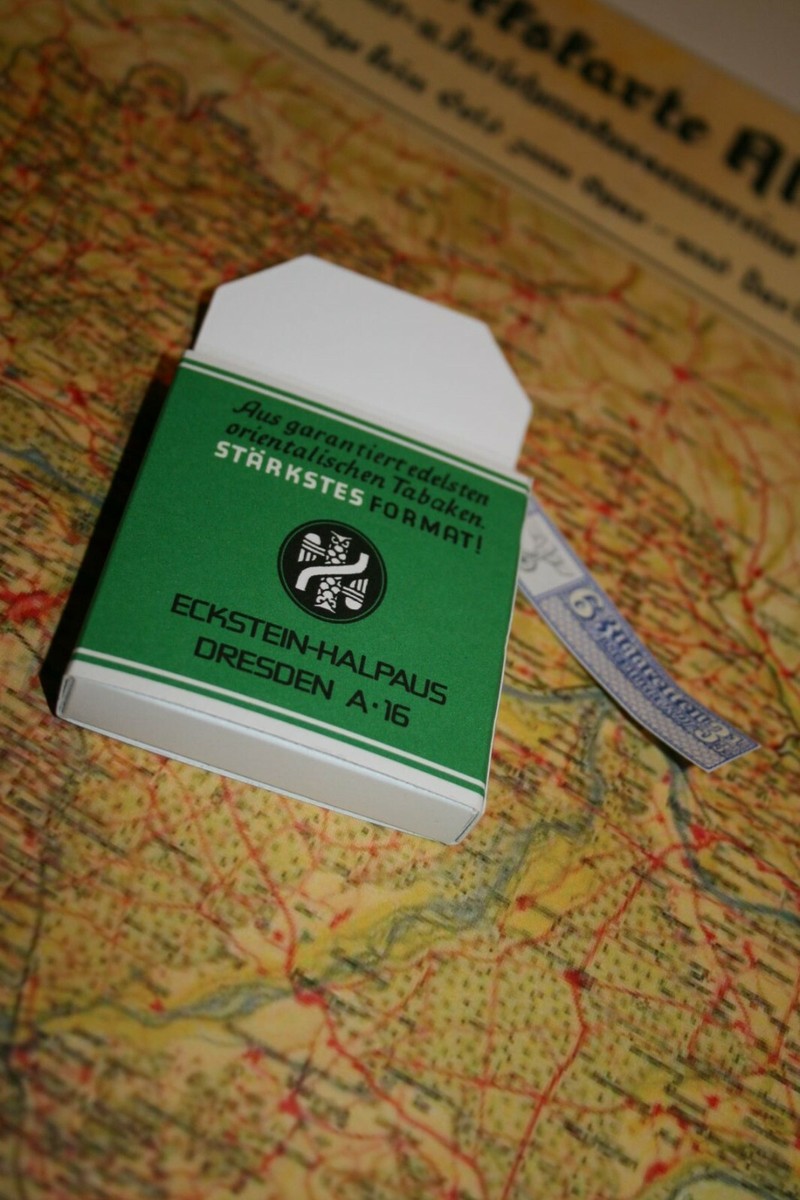 WW2 German Eckstein no5 Cigarette packet - Wehrmacht reproduction