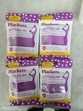 Plackers Gentleslide for Tight Teeth Mint Blast Flavor 35 Count Per Pack of 4
