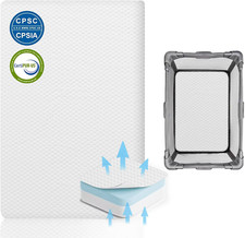 Lisara Pack and Play Mattress, 38 X 26 Pack N Play Mattress for Babies and Toddl