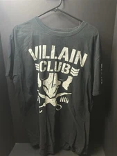 MARTY SCURLL "VILLIAN Club" T SHIRT PWT NJPW ROH WRESTLING TEE BULLET CLUB XL
