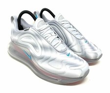 Nike Air Max 720 "GS" Sneakers 'Geology' Grey Red Teal AQ3196-010 SZ 4.5Y-6Wmns