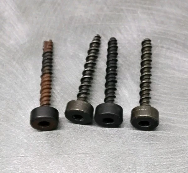 1988-1994 OBS CHEVY GMC C/K 1500 2500 camión tablero bisel tornillos (juego de 4) fabricante original Foto 3 de 4