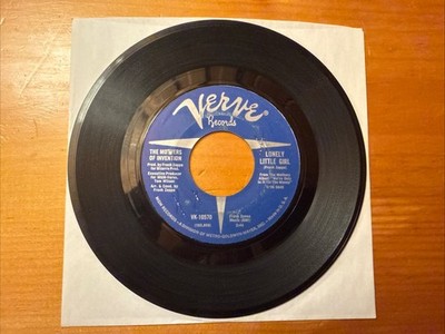 Mothers Of Invention   Lonely Little Girl 1967 Verve VK-10570 45 7  Vinyl VG