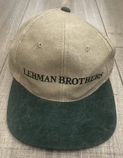 Vintage Lehman Brothers US Open Tennis Hat One Size