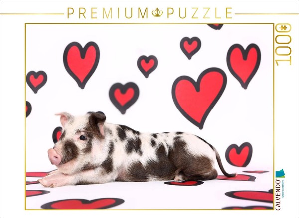Calvendo Puzzle Turopolje Piglet | 1000 Pieces, Finished Size 25.2 × 18.9 In (64-image