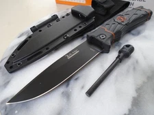 Elk Ridge Evolution Full Tang Bushcraft Survival Knife LED Light Ferro FIX010LED