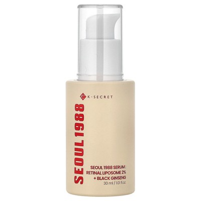 Seoul 1988 Serum, Retinal Liposome 2% + Black Ginseng, 1.01 fl oz (30 ml)