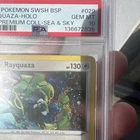 2024 POKEMON SWSH BLACK STAR PROMO #029 RAYQUAZA-HOLO PSA 10 GEM MINT SWIRL 🌀