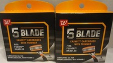 8 ct Walgreens 5 BLADE Easyfit RAZOR Cartridges fits Fusion Handles Free Ship 2.87 per gallon