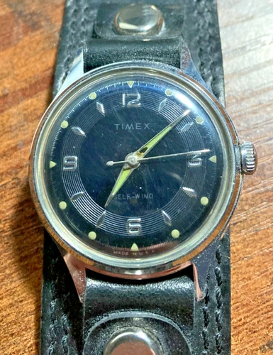 Vintage 1950s Timex Viscount "LP"self-wind watch (needs service)