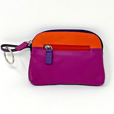 Mywalit Italian Leather Large Coin Purse - Colour Sangria Multi. New and Unused