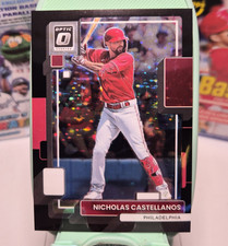 Nick Castellanos 2022 Donruss Optic Black Stars Prizm # 105/149 Phillies/Padres