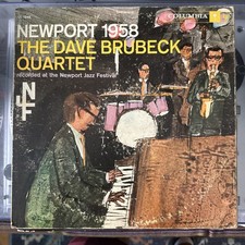 DAVE BRUBECK - Newport 1958 (Columbia Six-Eye) - 12" Vinyl Record LP - G+