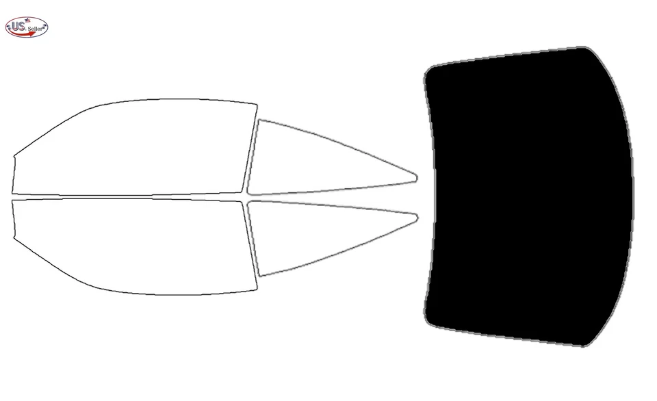 Kit de película de tinte de ventana de 2 capas precortada personalizada computarizada para Mazda MX6 1992-1998 Foto 3 de 4