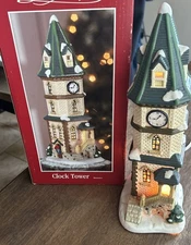 St. Nicholas Square Village Collection - CLOCK TOWER Christmas Town building