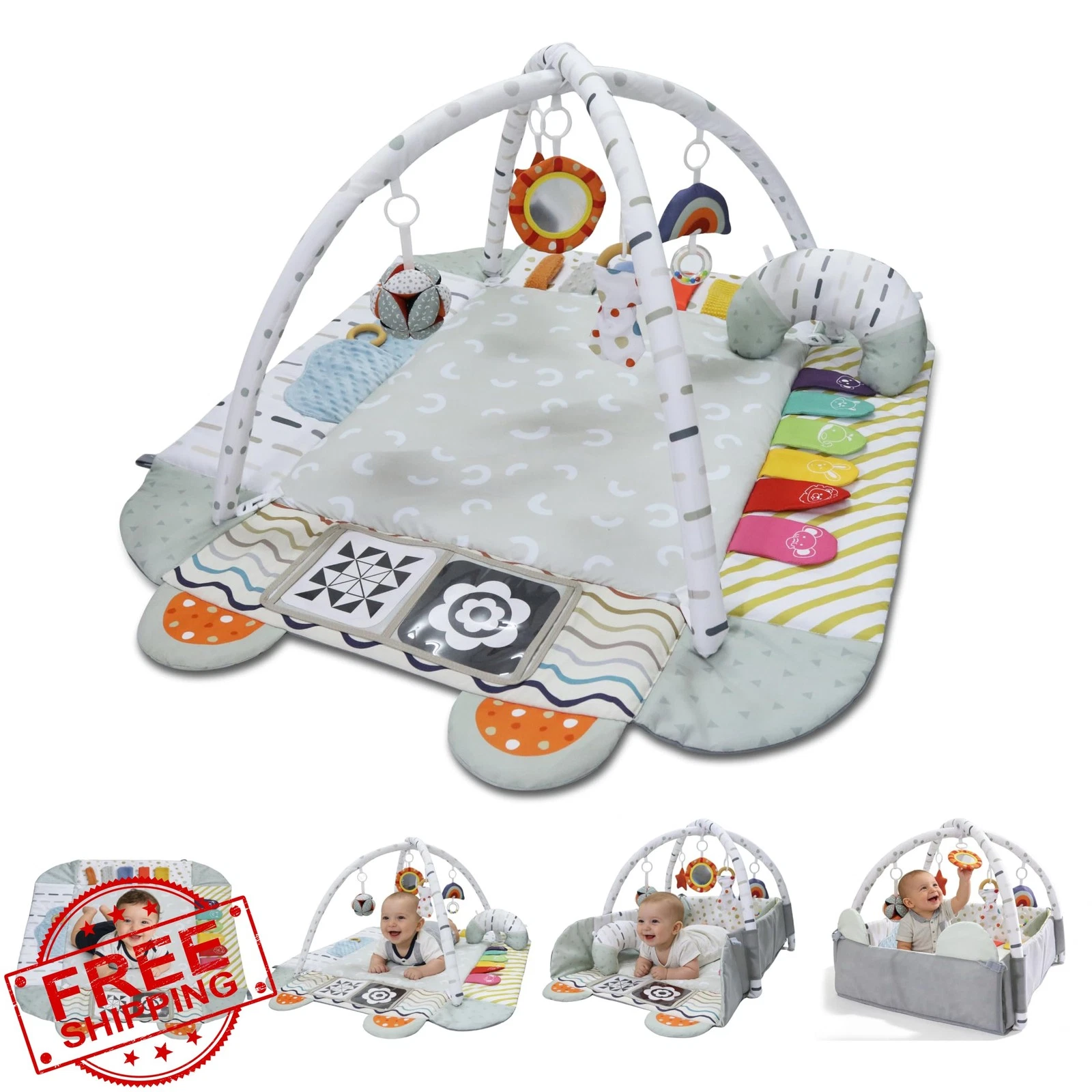 Aila+Aiden Baby Gym Play Mat