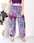Women's Casual Printed Patchwork Loose Fit Cotton Harem Pant Mix Wholesale Lot
