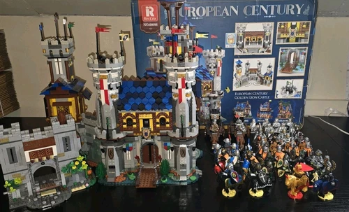 Creator Experts Golden Lion Castle Bricks Model Lot Whit Custom Figures 
