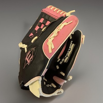 Youth Baseball Glove Easton Black/Pink